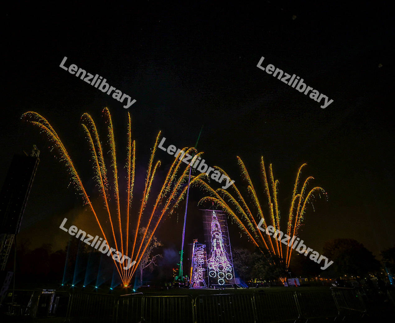 Two Fireworks